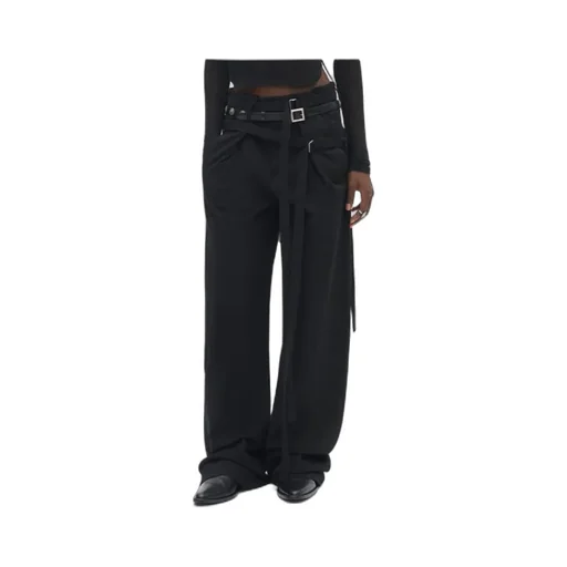 Double Belt Trousers