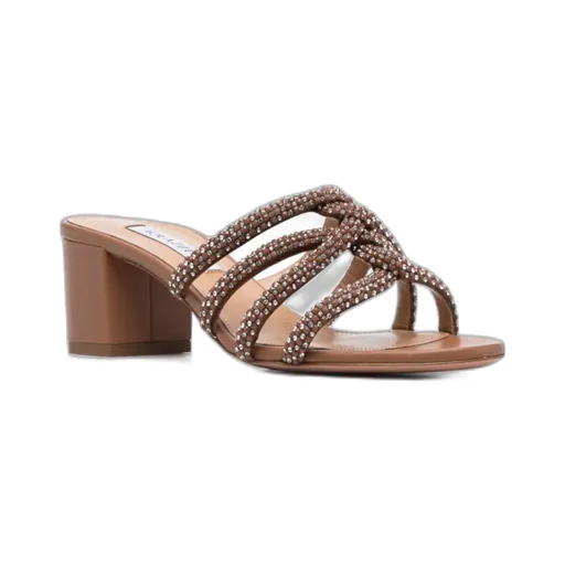 Embellished Slip-On Mules