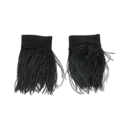 Vaya Frisee Feather-Cuffs