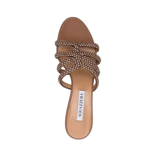 Embellished Slip-On Mules