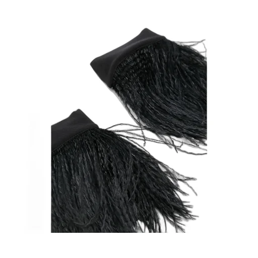 Vaya Frisee Feather-Cuffs