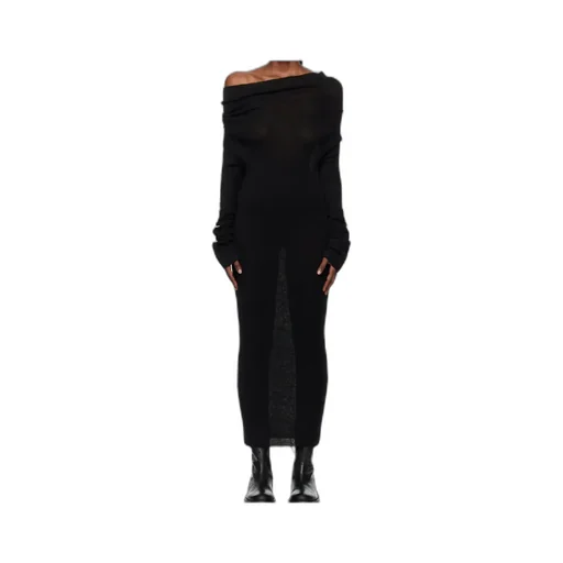 Barbro Dropped-Shoulder Knitted Midi Dress