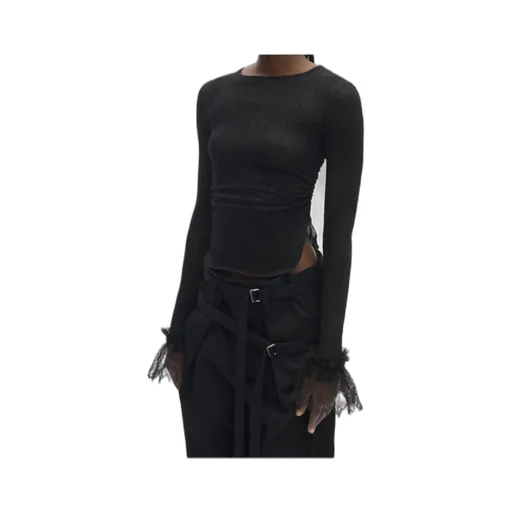 Lace-Detail Top