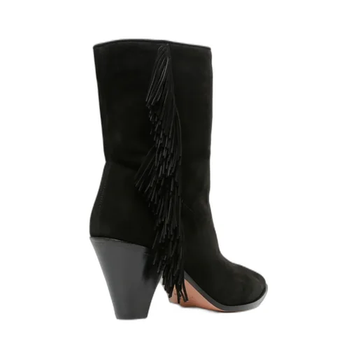 Fringed Short Boots