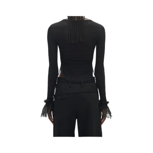 Lace-Detail Top