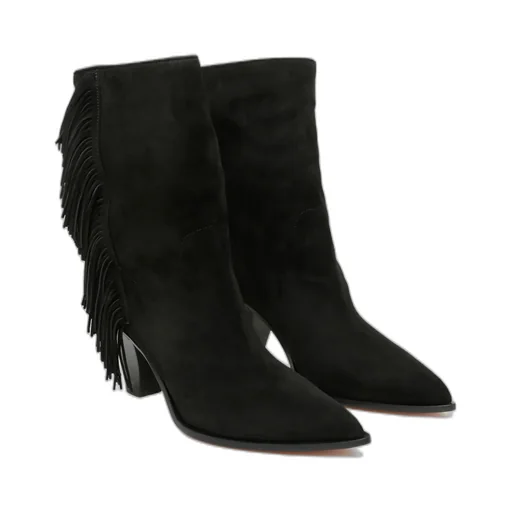 Fringed Short Boots