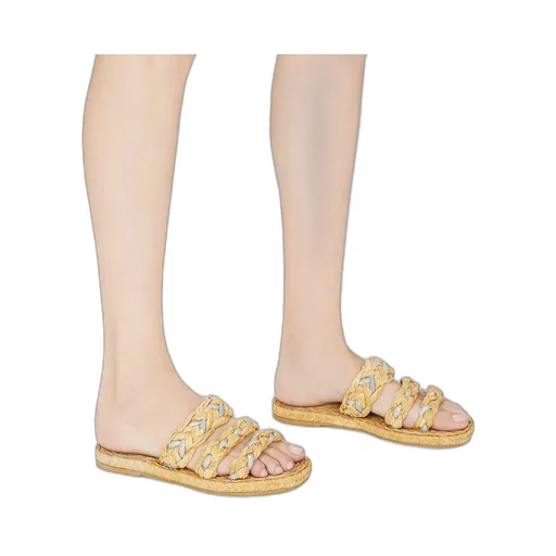 Embellished Slip-On Sandals