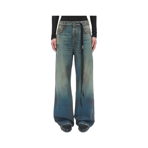 Distressed Loose-Fit Jeans
