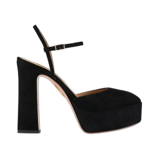Groove High-Heeled Pumps