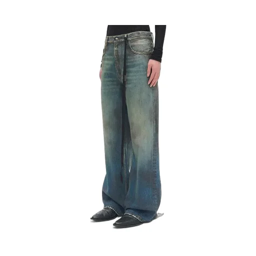 Distressed Loose-Fit Jeans