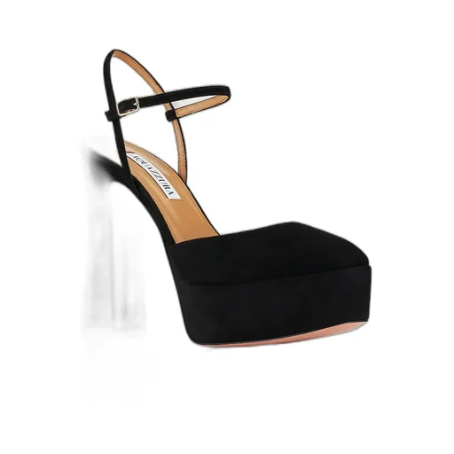 Groove High-Heeled Pumps
