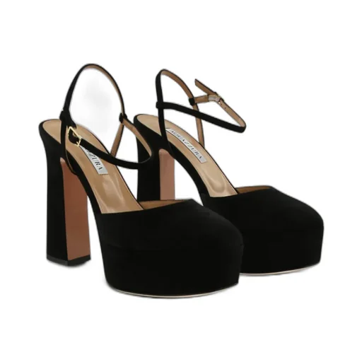 Groove High-Heeled Pumps