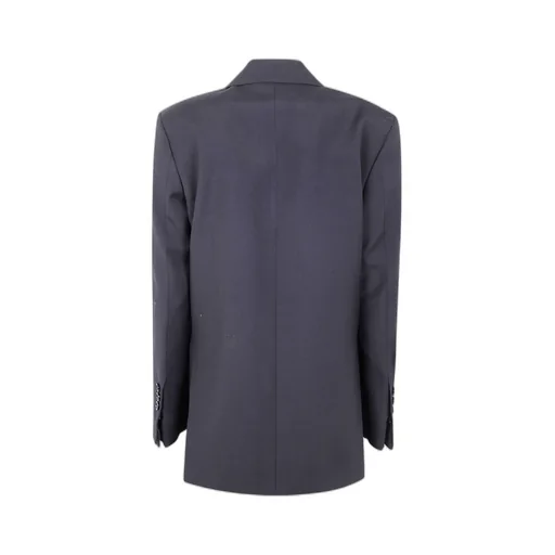 Single-Button Tie-Detail Jacket