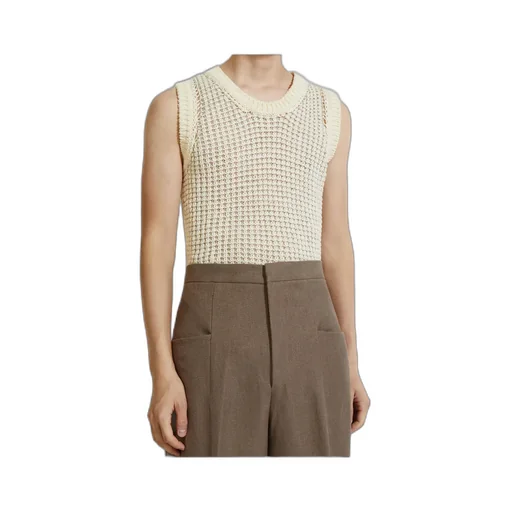 Open-Knit Vest