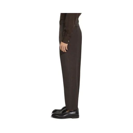 Straight-Leg Tailored Trousers