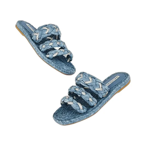 Embellished Slip-On Sandals