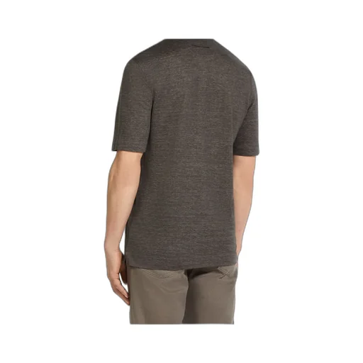 Oasi Lino Short-Sleeved Polo Shirt
