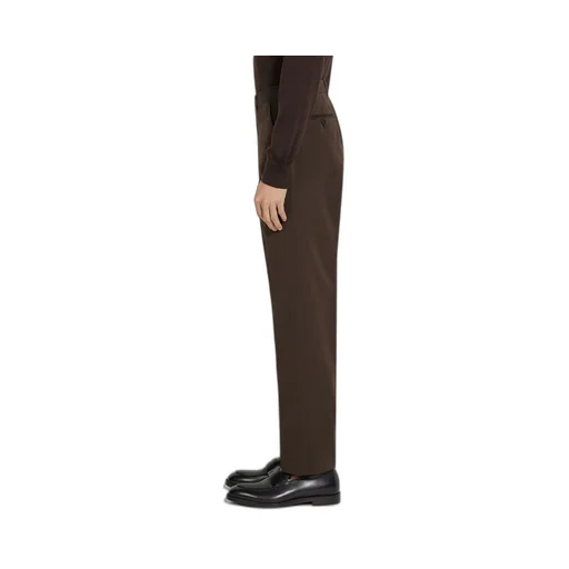 Straight-Leg Tailored Trousers