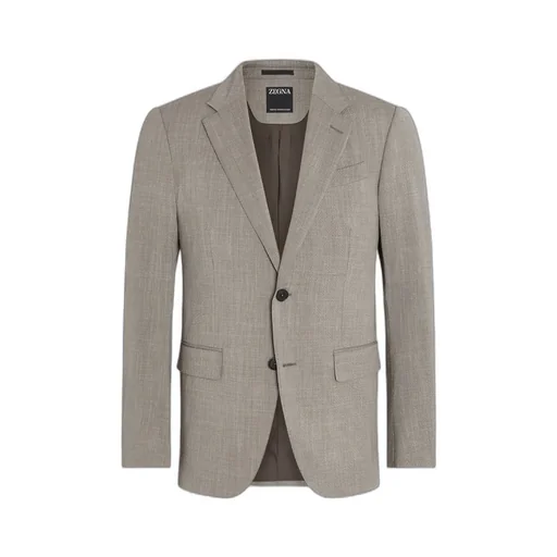 Single-Breasted Wool Blazer