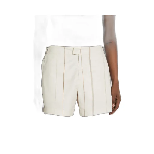 Stripe Print Beach Shorts