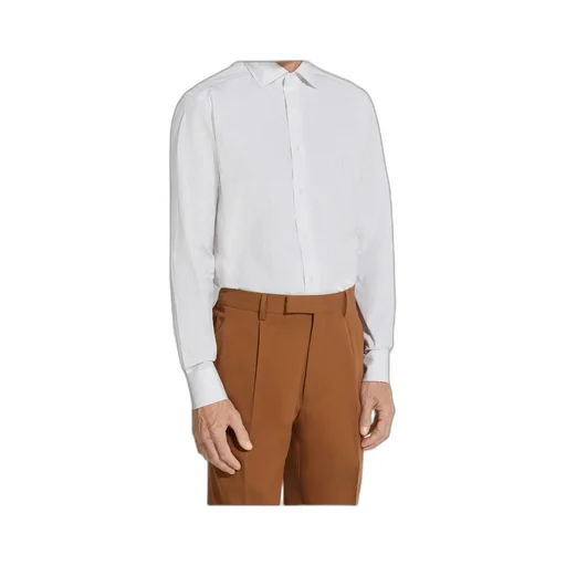 Pinstriped Long-Sleeved Shirt