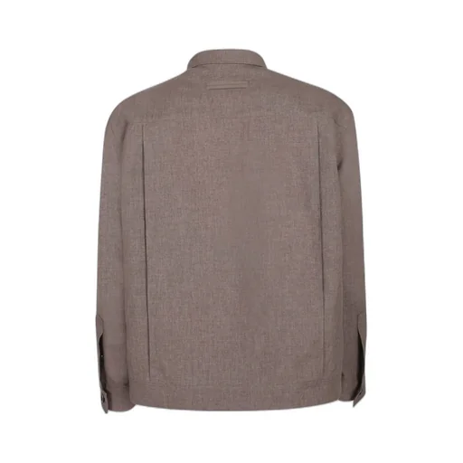 Long Sleeved Buttoned Overshirt
