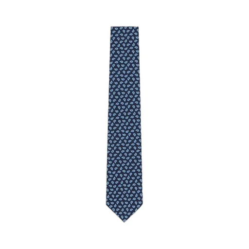 Patterned-Jacquard Silk Tie