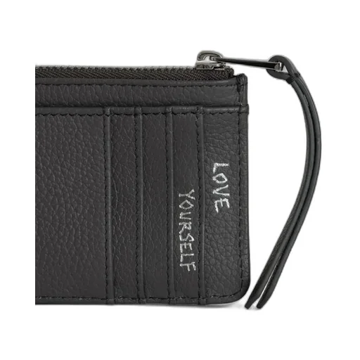 Wings-Detail Top-Zip Wallet