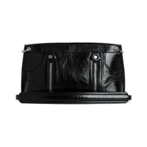 Zippered Shoulder Bag