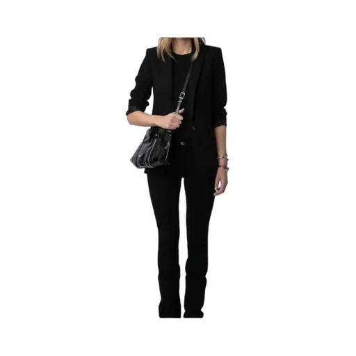 Zippered Shoulder Bag