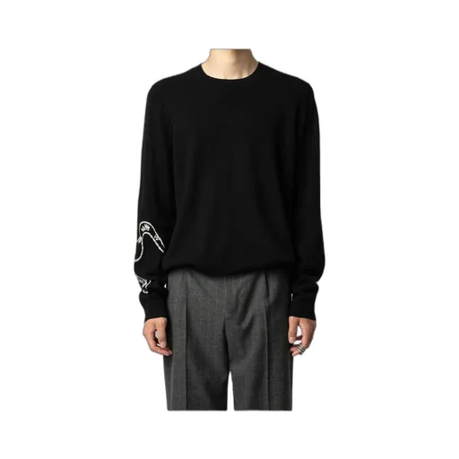 Long-Sleeved Wool Sweater