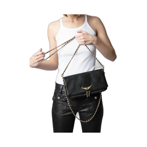 Rock Logo-Plaque Shoulder Bag