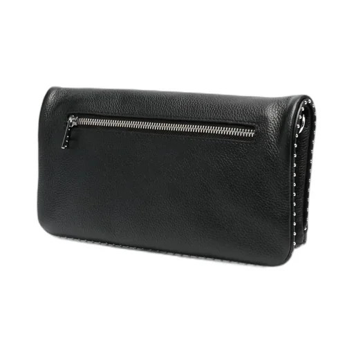 Stud-Embellished Chain-Linked Shoulder Bag