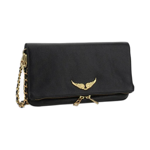 Logo Plaque Zipped Crossbody Bag