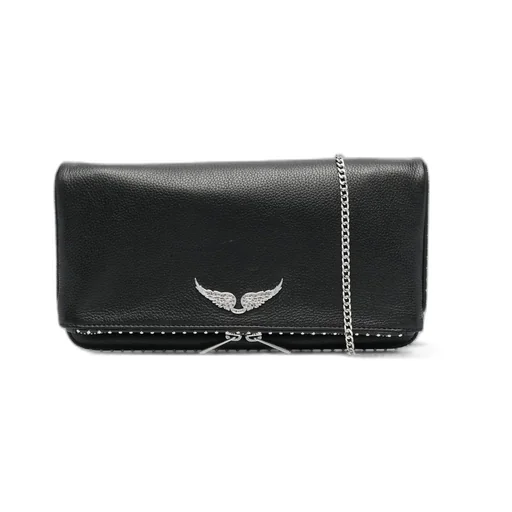 Stud-Embellished Chain-Linked Shoulder Bag