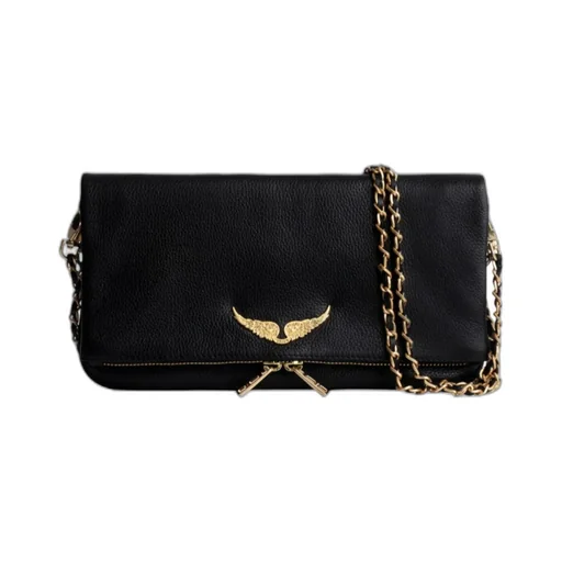 Rock Logo-Plaque Shoulder Bag