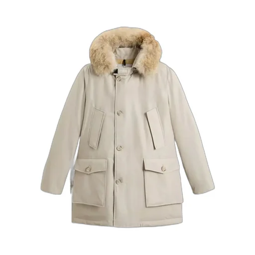 Arctic Parka In Ramar Cloth With Detachable Fur Trim
