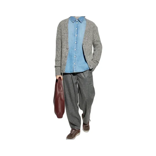 V-Neck Knitted Cardigan