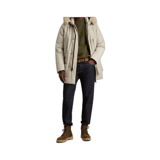 Arctic Parka In Ramar Cloth With Detachable Fur Trim