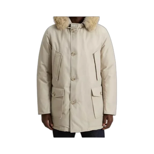 Arctic Parka In Ramar Cloth With Detachable Fur Trim