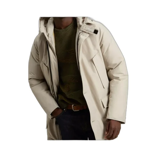 Arctic Parka In Ramar Cloth With Detachable Fur Trim