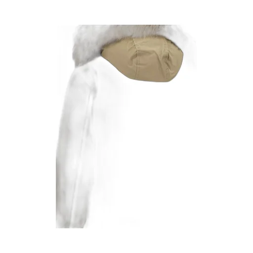 Fur-Trimmed Hooded Padded Coat