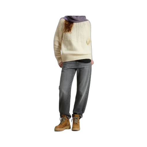 Cable-Knit Turtleneck Sweater