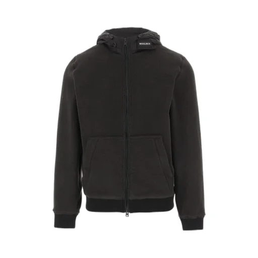 Logo Patch Zip-Up Hoodie