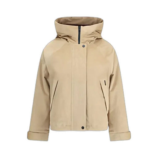 Hooded Corduroy Jacket