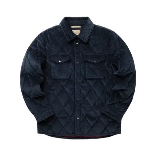 Corduroy Quilted Shirt Jacket