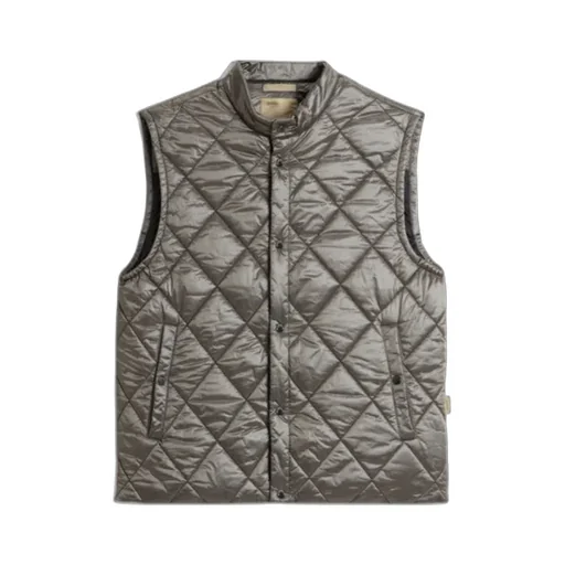 Diamond-Quilting Vest
