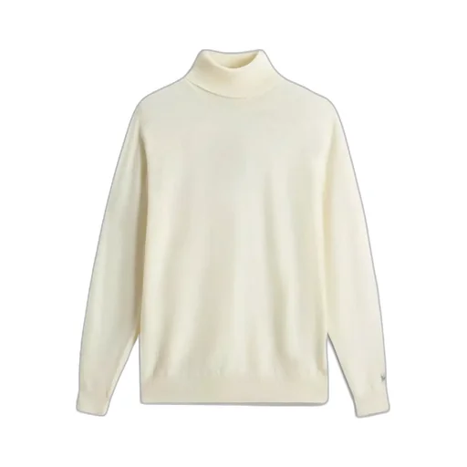 Embroidered-Logo Turtleneck Sweater