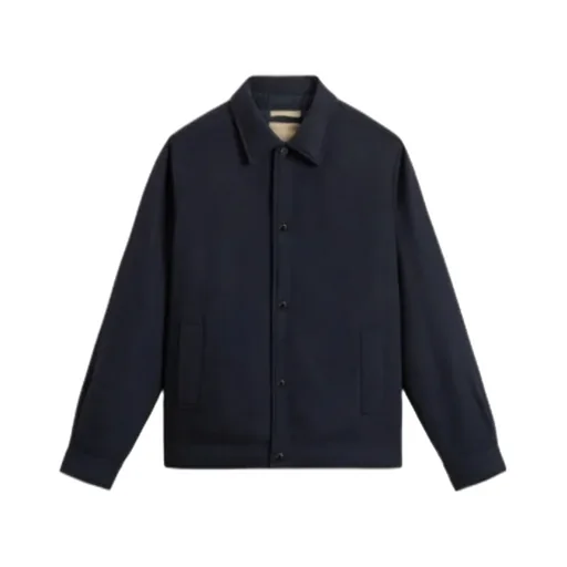 Button-Up Long-Sleeved Shirt Jacket