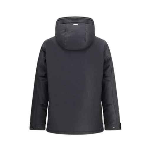 Drawstring-Hood Down Jacket